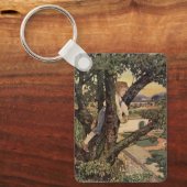 Een Uitzicht uit de bomen van Jessie Willcox Smith Sleutelhanger (Voorkant)