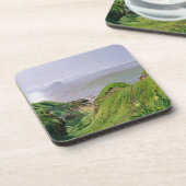 Een Uitzicht van Ailsa Craig en het eiland Arran, Bier Onderzetter (Linkerzijde)