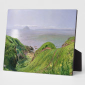 Een Uitzicht van Ailsa Craig en het eiland Arran,  Fotoplaat (Zijkant)