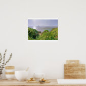 Een Uitzicht van Ailsa Craig en het eiland Arran,  Poster (Keuken)