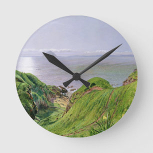 Een Uitzicht van Ailsa Craig en het eiland Arran, Ronde Klok
