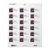 Een uitzicht van bovenaf: herfst in Central Park 0 Etiket (Full Sheet)