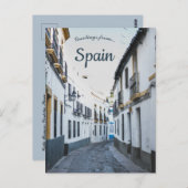 Een Uitzicht van Calle Romero Cordoba Spanje Briefkaart (Voorkant / Achterkant)