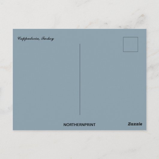 Een Uitzicht van Cappadocia Turkije Briefkaart (Achterkant)