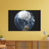 Een uitzicht van de Aarde 2 Canvas Afdruk (Insitu (Woonkamer))