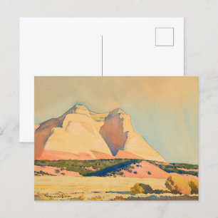 Een uitzicht van de berg Carmel, Utah door Maynard Briefkaart
