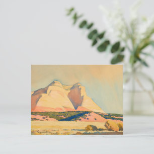 Een uitzicht van de berg Carmel, Utah door Maynard Feestdagenkaart