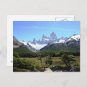 Een Uitzicht van de berg Fitz Roy Briefkaart (Voorkant / Achterkant)