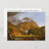 Een Uitzicht van de bergpas Briefkaart (Voorkant / Achterkant)