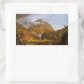 Een Uitzicht van de bergpas Rechthoekige Sticker (Tas)