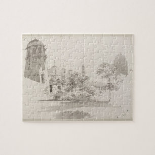 Een Uitzicht van de Cuttera Gebouwd door Jaffier C Legpuzzel