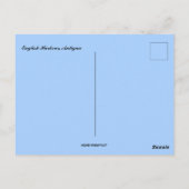 Een Uitzicht van de Engelse haven in Antigua Briefkaart (Achterkant)