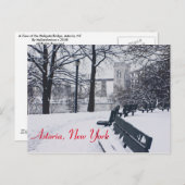 Een Uitzicht van de Hellgate Bridge, Astoria NY Br Briefkaart (Voorkant / Achterkant)