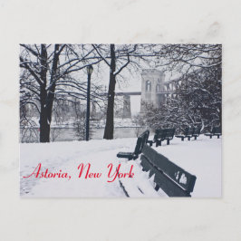 Een Uitzicht van de Hellgate Bridge, Astoria NY Br Briefkaart