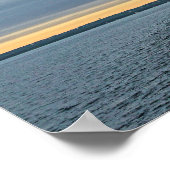 Een uitzicht van de Mackinac-brug van het Michigan Poster (Hoek)