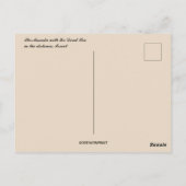 Een Uitzicht van de Masada in Israël Briefkaart (Achterkant)