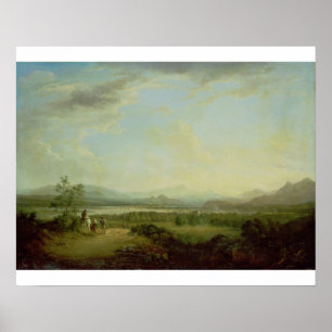 Een Uitzicht van de stad Stirling op de Forth Poster