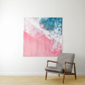 Een uitzicht van een roze zandstrand in New South Wandkleed (In situ)