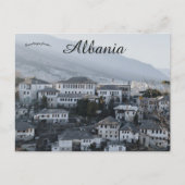 Een Uitzicht van Gjirokaster Albanië Briefkaart (Voorkant)