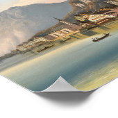 Een Uitzicht van Hallstatt | Johann Wilhelm Jankow Poster (Hoek)