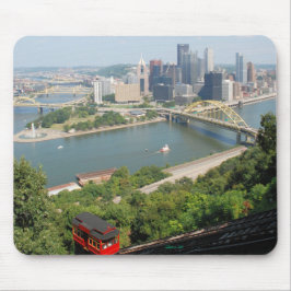Een uitzicht van het centrum van Pittsburgh van Mt Muismat