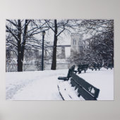 Een Uitzicht van het Hellgate Bridge Poster (Voorkant)