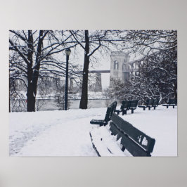 Een Uitzicht van het Hellgate Bridge Poster