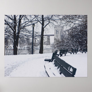 Een Uitzicht van het Hellgate Bridge Poster