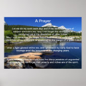 Een Uitzicht van het Praybergebergte Posters (Voorkant)