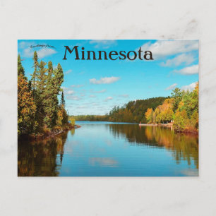 Een Uitzicht van het Sawbill Lake Minnesota Briefkaart