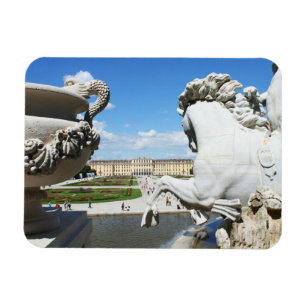 Een uitzicht van het Schonbrunn-paleis in Wenen, O Magneet