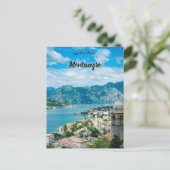 Een Uitzicht van Kotor Montenegro Briefkaart (Staand voorkant)