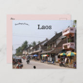 Een Uitzicht van Laos Briefkaart (Voorkant / Achterkant)