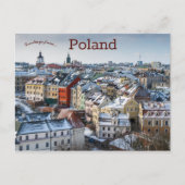 Een Uitzicht van Lublin Polen Briefkaart (Voorkant)