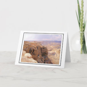 Een uitzicht van Masada Kaart