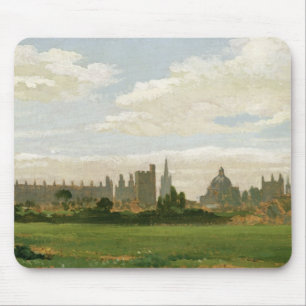 Een Uitzicht van Oxford (olie op karton) Muismat