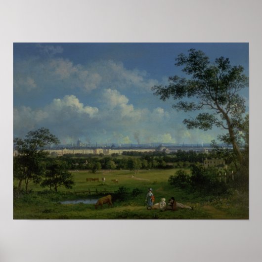 Een Uitzicht van Regent's Park Poster (Voorkant)