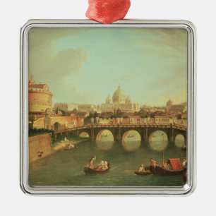 Een Uitzicht van Rome Metalen Ornament