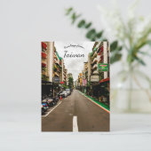 Een Uitzicht van Taipei Briefkaart (Staand voorkant)