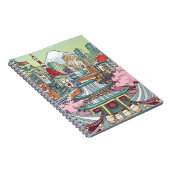Een Uitzicht van Tokio Notitieboek (Rechterzijde)