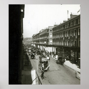 Een Uitzicht van Westbourne Grove, Londen Poster