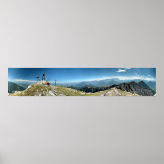 Een uitzicht vanaf de bovenkant poster