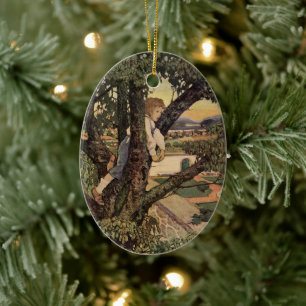 Een uitzicht vanuit de bomen door Jessie Willcox S Keramisch Ornament