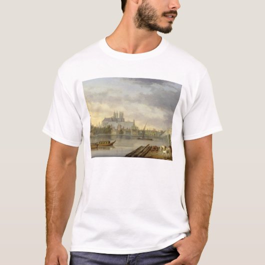 Een Uitzicht Westminster Bridge en de Abbey van de T-shirt (Voorkant)
