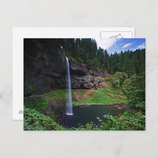 Een uitzicht Zuid-Herfsten in het Silver Herfsten  Briefkaart (Voorkant / Achterkant)