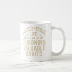 Een uitzonderlijk leven koffiemok