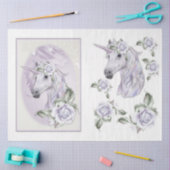 Een Unicorn Fantasy Series Design 6 Tissuepapier (Craft)