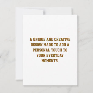 Een uniek en creatief ontwerp om een persoonlijk k feestdagenkaart