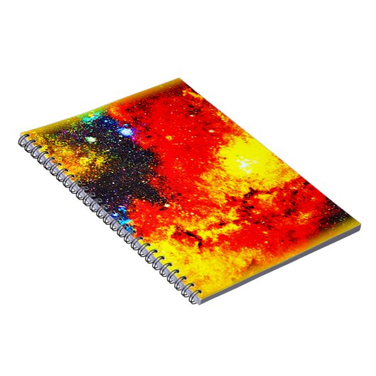 Een universum van heldere kleuren. Bestel nu Notitieboek (Rechterzijde)