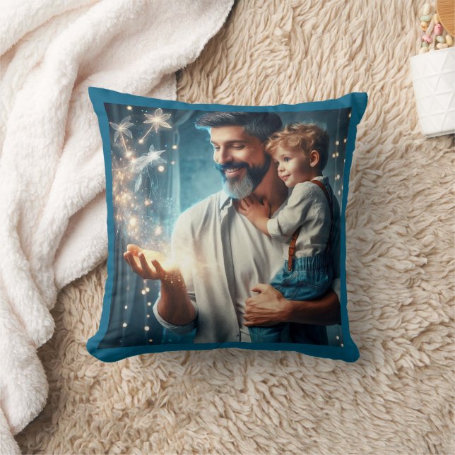 Een vader die magisch Sierkussen kan doen (Deken)
